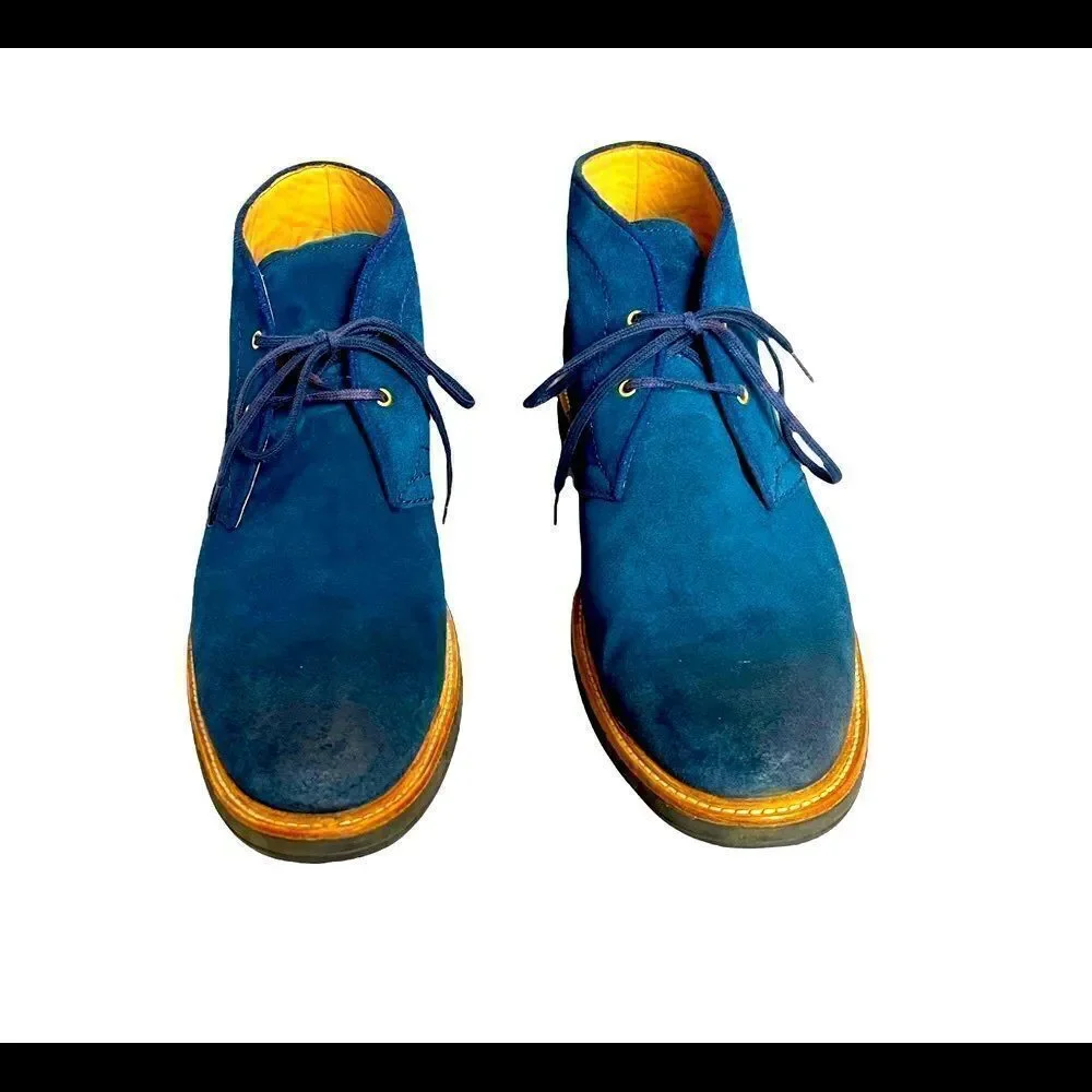 Men’s Ugg Dagmann Chukka Boot Lace-up Blue Suede Size 13